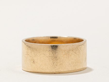 10k Yellow Gold Cigar Band | SZ 7.75 | Online Sale