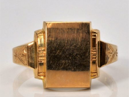 Vintage Signet Ring | SZ 10.5 | on Sale