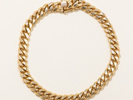 10k Yellow Gold Cuban Link Bracelet | 8  | Hot on Sale