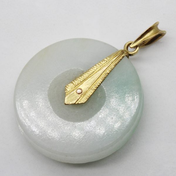 Jadeite Donut 22k Pendant | 29.00ct | Online Sale