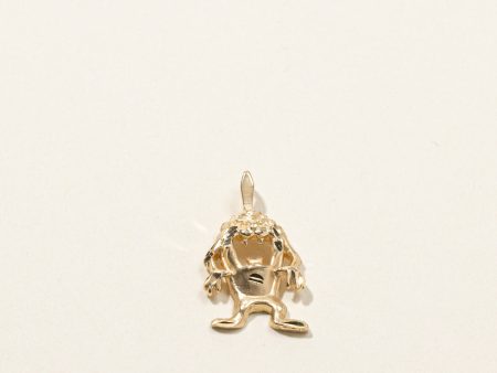 Yellow Gold Tasmanian Devil Pendant Online Hot Sale