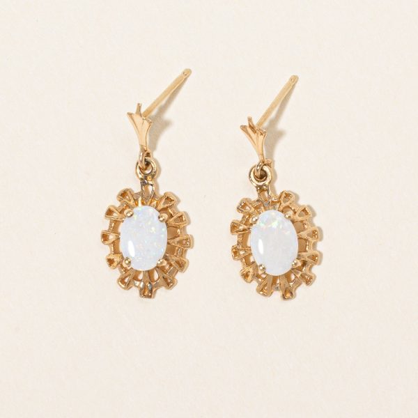 Opal Ornate Earrings | 0.46ctw | Supply