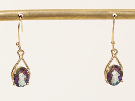 Mystic Topaz Drop Earrings | 3.00ctw | Online now