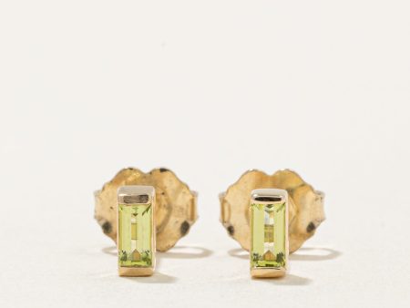 100 Ways  Baguette Peridot Earrings | 0.26ctw | Online Sale