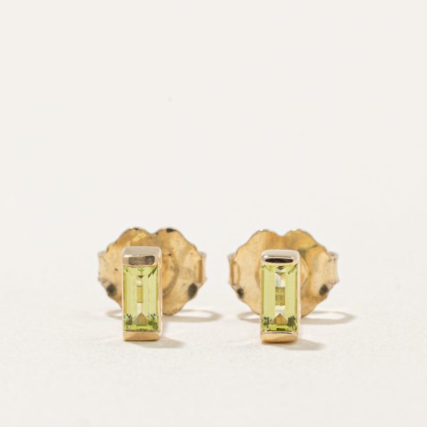 100 Ways  Baguette Peridot Earrings | 0.26ctw | Online Sale