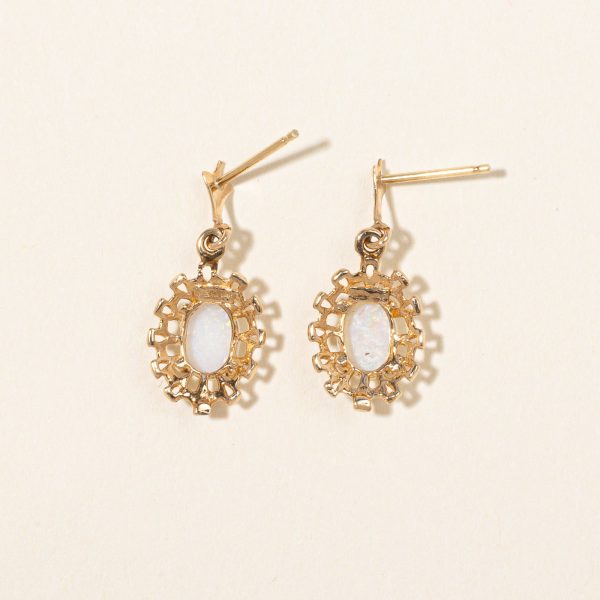 Opal Ornate Earrings | 0.46ctw | Supply