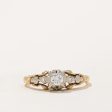 Illusion Set Diamond Ring | 0.14ctw | SZ 4.25 | For Discount