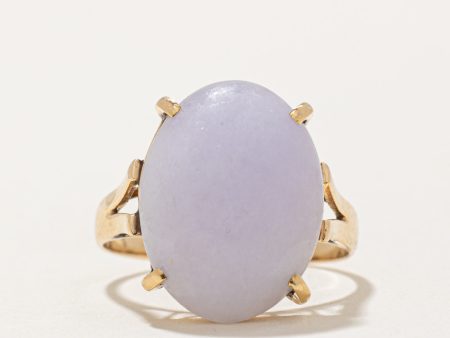 Lavender Jadeite Cocktail Ring | 9.00ct | SZ 7.5 | For Sale