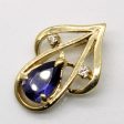 Iolite & Diamond Pendant | 0.46ct, 0.02ctw | Sale