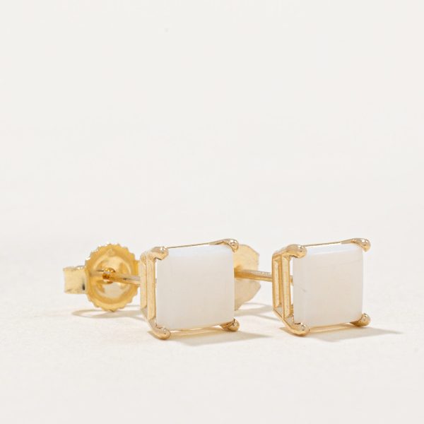 Square Opal Earrings | 1.00ctw | Online now