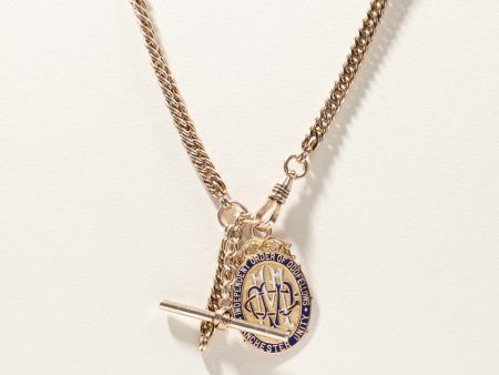 Vintage Odd Fellows Pendant & Watch Chain | 14 | Cheap