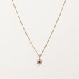 Ruby & Diamond Pendant Necklace | 0.15ct, 0.08ctw | 18  | Hot on Sale