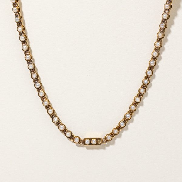 Vintage Pearl Necklace | 16  | For Sale