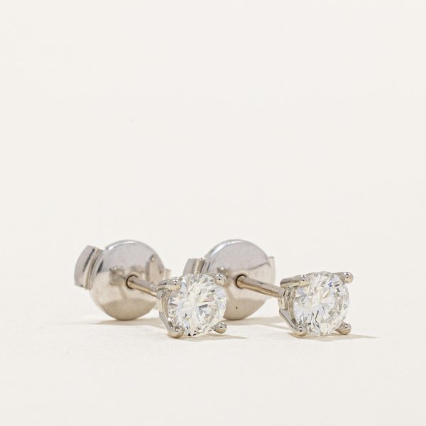 100 Ways  GIA Certified Diamond Stud Earrings  | 0.90ctw SI2 I1 D E | Online Sale