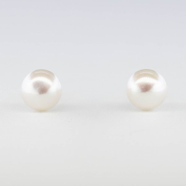 100 Ways  Classic Pearl Stud Earrings | on Sale