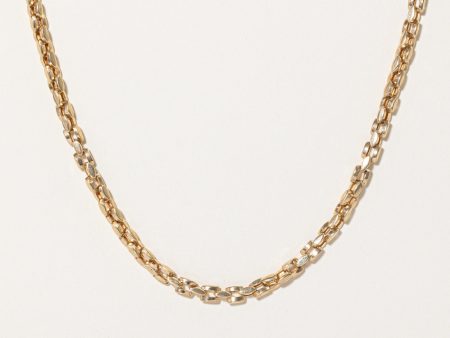 14k Yellow Gold Panther Chain | 17  | For Discount