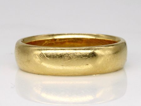 Victorian 1899 Birmingham 18k Yellow Gold Wedding Band | SZ 7.5 | For Cheap