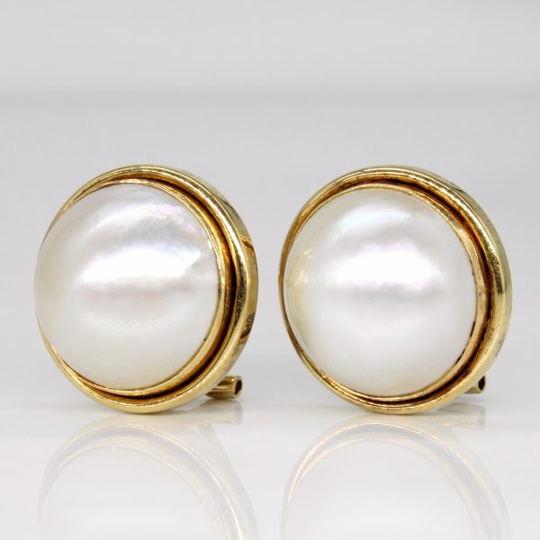 Mabe Pearl Earrings Discount