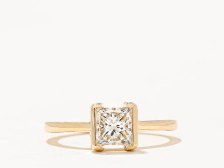 100 Ways  GIA Certified Square Cut Engagement Ring | 1.02ct VVS1 G | SZ 6.5 | Online Hot Sale