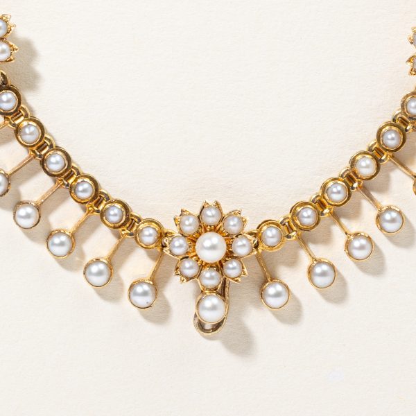 Vintage Pearl Necklace | 16  | For Sale