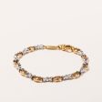 18k Two Tone Gold Diamond Bracelet | 0.34ctw | 7  Cheap