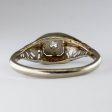 Vintage Solitaire Diamond 18k Ring | 0.03ct | SZ 7.25 | Online Hot Sale