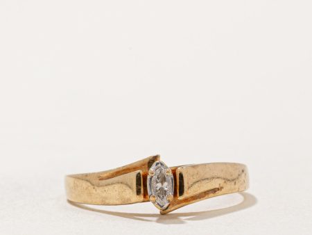 Marquise Cut Diamond Ring | 0.07ct | SZ 7.25 | Online now