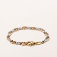 18k Two Tone Gold Diamond Bracelet | 0.34ctw | 7  Cheap