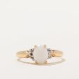 Opal & Diamond Ring | 0.60ct, 0.02ctw | SZ 8.5 | Fashion