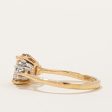 Peach Topaz & Diamond Ring | 1.10ct, 0.21ctw | SZ 6.75 | For Sale