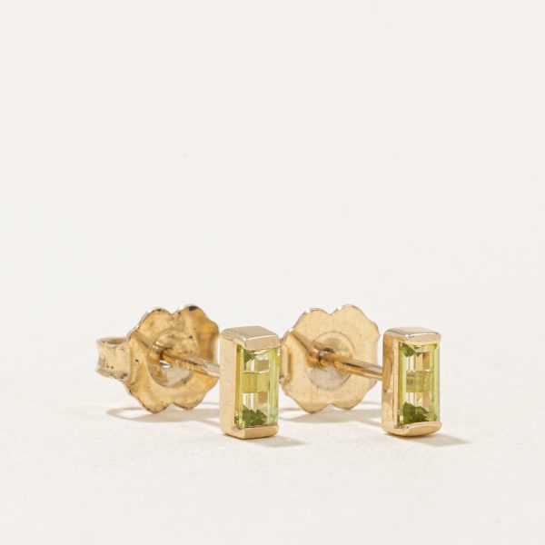 100 Ways  Baguette Peridot Earrings | 0.26ctw | Online Sale