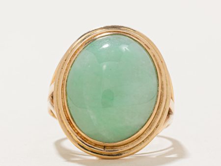 Jadeite Cocktail Ring | 14.80ct | SZ 7.5 | Discount