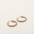 Two Tone Gold Hoops For Cheap