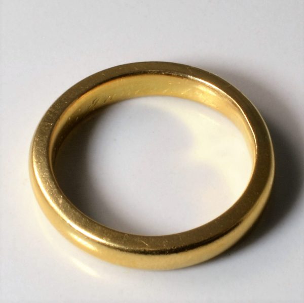 Plain 18k Gold Band | SZ 5.25 | Online Sale