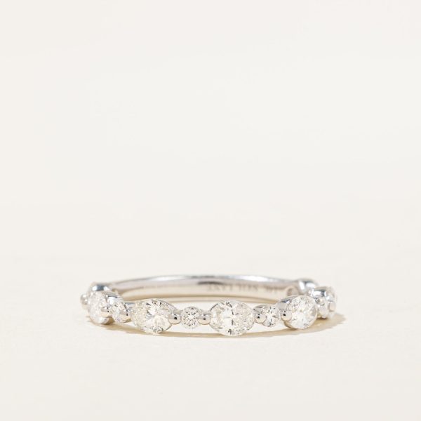 Neil Lane  Diamond Semi Eternity Band | 0.90ctw | SZ 6.5 | Sale