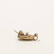 Gold Boat Charm Fashion