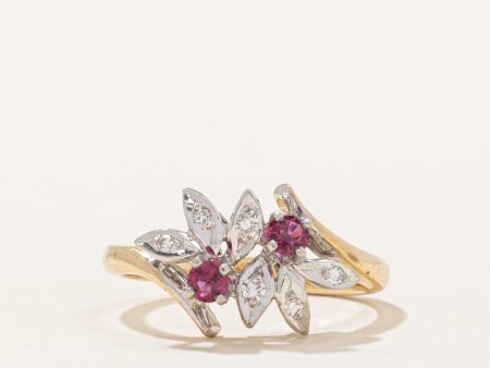 Ruby & Diamond Ring | 0.16ctw, 0.04ctw | SZ 6.5 | on Sale