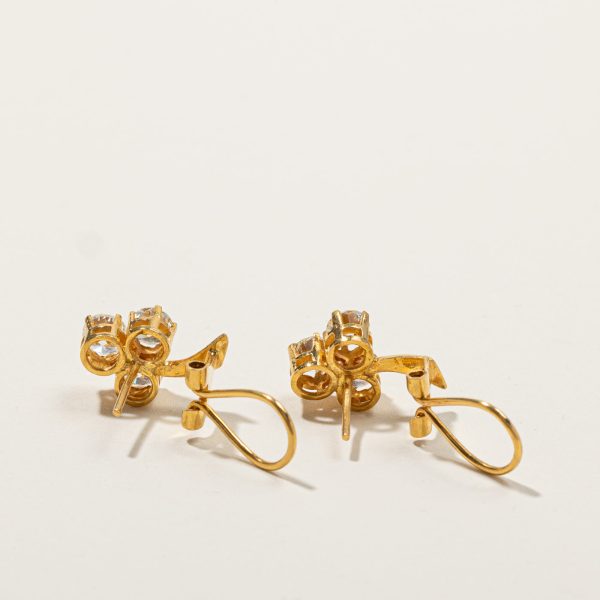 Three Stone Diamond Earrings | 2.80ctw | Online