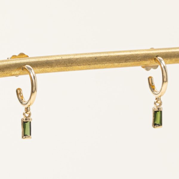 100 Ways  Tourmaline Charm Hoop Earrings | 0.24ctw | Online Sale