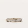 Vera Wang  Diamond Double Row Semi Eternity Love Ring | 0.38ctw | SZ 6.25 | Sale