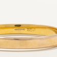 Birks  9k Yellow Gold Engraved Bracelet | 6.5  | Sale