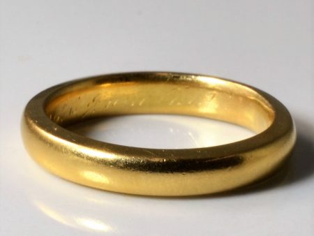 Plain 18k Gold Band | SZ 5.25 | Online Sale