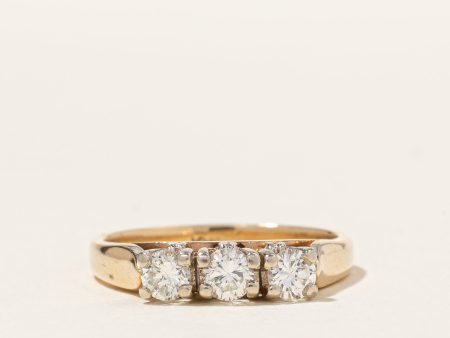 Three Stone Diamond Ring | 0.50ctw | SZ 5.75 | Online Sale