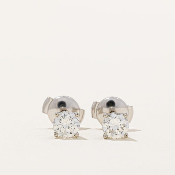 100 Ways  GIA Certified Diamond Stud Earrings | 0.83ctw VS1 VS2 G | Discount