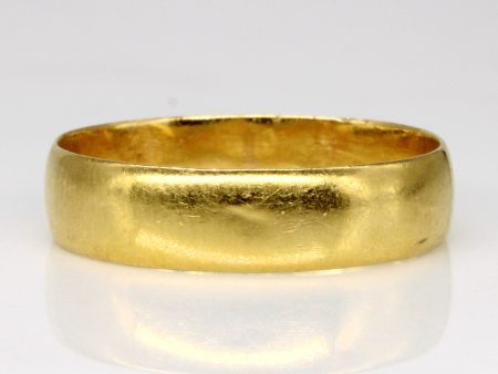 Victorian 1876 Birmingham 22k Yellow Gold Band | SZ 9.25 | Supply