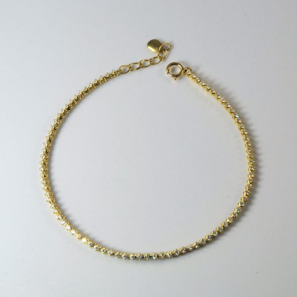 Pave Diamond Chain Bracelet | 0.42ctw | 7.5  | Online Hot Sale