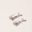 18k White Gold Diamond Huggie Earrings | 0.30ctw | Sale