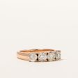 Rose Gold Four Stone Diamond Ring | 1.36ctw | SZ 7.75 | Sale