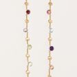 Marco Bicego by Birks  18k Yellow Gold Multi Gem and Diamond Lariat | 10.5ctw | 14  For Sale