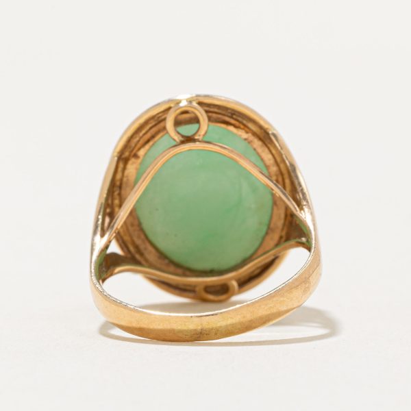 Jadeite Cocktail Ring | 14.80ct | SZ 7.5 | Discount